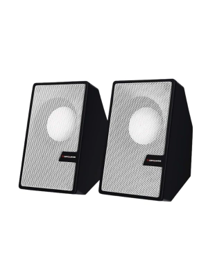 Beyaz USB 2.0 + 3.5mm USB Hoparlör