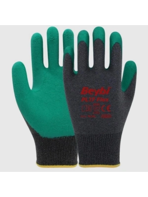 ® Beybi PL17 Flex Likralı İpten Örme Lateks Eldiven NO:10 Yeşil