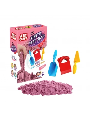 ® 03693 AKSESUARLI PEMBE KİNETİK OYUN KUMU 1000 GR