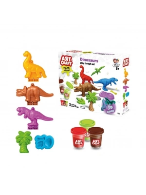 ® 03996 Art Craft Dinozorlar Hamur Set 168 Gr -Fentoys