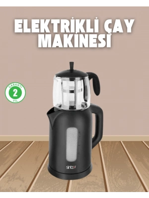 ® 0,9 L Cam Demlik ve 1,7 L Su Haznesi ile Çay Keyfi