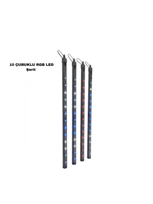 ® 10 ÇUBUKLU DEKOR LED