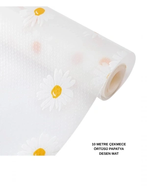 ® 10 METRE PAPATYA DESEN KAYDIRMAZ