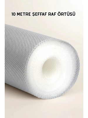 ® 10 Metre Silikon Tabanlı Şeffaf Çekmece Düzenleyici Aparat