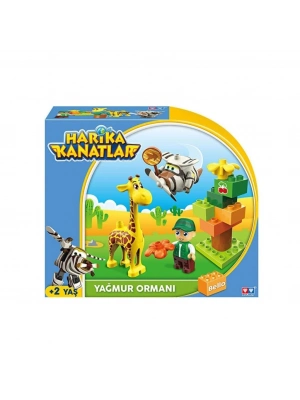 ® 10932 Harika Kanatlar Bellonun Yağmur Ormanı 15 parça blok - Mega Oyuncak