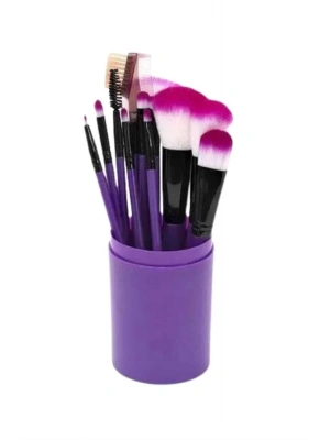 ® 12 Parça Yumuşak Uçlu Makyaj Fırça Set-Göz ve Yüz Makyajı İçin Fırça Seti Profesyonel Makyaj Seti