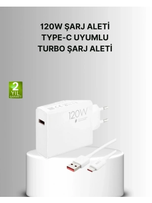 ® 120W Mi Turbo Akıllı Tanıma Çipli Hızlı Şarj Cihazı Taşınabilir ve Dayanıklı