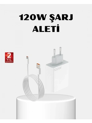 ® 120W Type-C Hızlı Şarj Adaptörü – Akıllı Koruma ve Turbo Güç Desteği