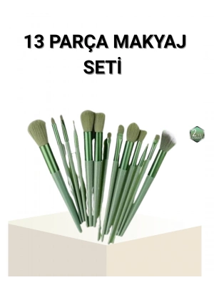 ® 13’lü Profesyonel Makyaj Fırça Seti – Yumuşak Sentetik Kıllı, Tüm Cilt Tiplerine Uygun