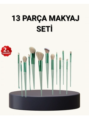 ® 13’lü Yumuşak Kıllı Makyaj Fırça Seti – Profesyonel Kalite, Hassas Ciltlere Uygun