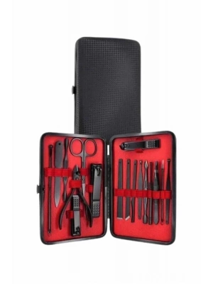 ® 17 Parça Manikür Pedikür Seti El Ayak Bakım Seti Tırnak Makası Törpü