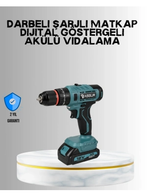 ® 18 Parça Profesyonel Şarjlı Matkap Vidalama