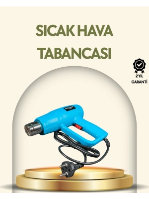 2000W Profesyonel 2 Kademeli Isı Tabancası Sıcak Hava Üfleme