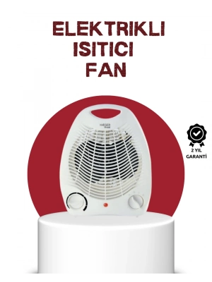 ® 2000W Taşınabilir Elektrikli Fanlı Isıtıcı – Hızlı Isınma, Kompakt Boy