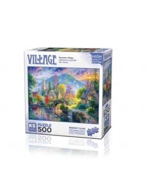 ®   20046 Mountain Village 500 Parça Puzzle -KS