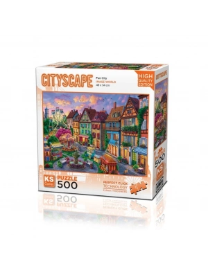 20047 Fun City 500 Parça Puzzle -KS