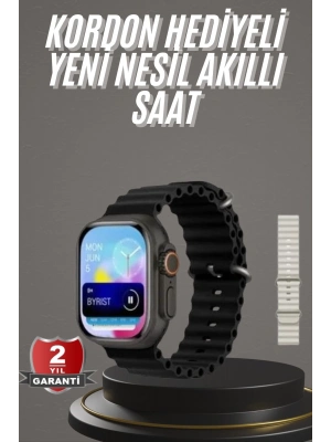 ® 2025 Model Akıllı Saat Çift Kordon Ios Ve Android Arama Cevaplama Sesli Asistan