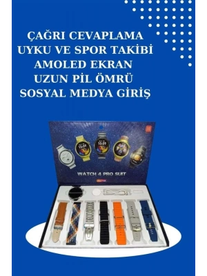 ® 2025 Model Akıllı Saat ve 2.Nesil TWS Bluetooth Kulaklık Yüksek Ses Kaliteli