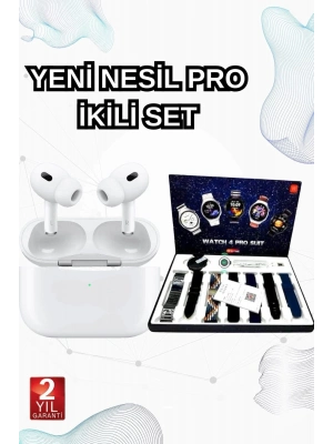 ® 2025 Model Akıllı Saat ve Yeni Nesil Pro Bluetooth Kulaklık ANC Özelliği