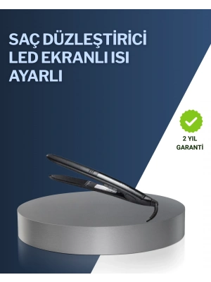 ® 2025 Yeni Seri Dijital Ekranlı Isı Ayarlı Saç Düzleştirici Titanyum Kaplama A Kalite