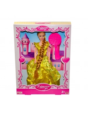 ® 204Uzun  Örgülü Saçlı Prıncess Bebek