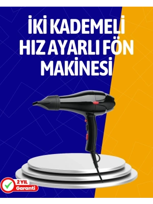 ® 2200W Güçlü Motorlu Ergonomik Fön Makinesi