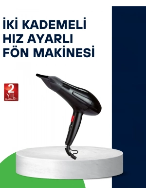 ® 2200W Saç Kurutma Makinesi Soğuk ve Sıcak Üfleme Fonksiyonlu