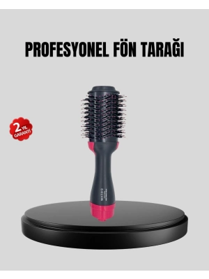 ® 220°C Profesyonel Fön Tarağı – Negatif İyon Teknolojili, 3 Isı Kademeli, 1200W