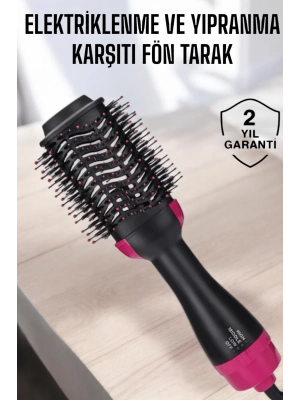 ® 220°C’ye Kadar Isınan, Hacim ve Yıpranma Karşıtı Profesyonel Fön Tarağı