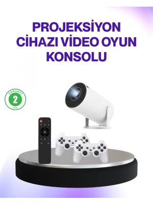 ® 2.4G Kablosuz Destekli Oyun ve Film Projeksiyonu Ev Kullanımı İçin