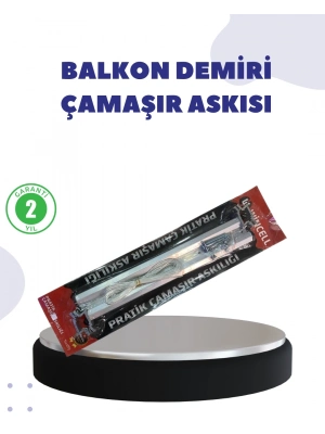 ® 25x60 Balkon Askılığı Kare Demir Uyumlu Hava Dayanıklı Çamaşır Askısı