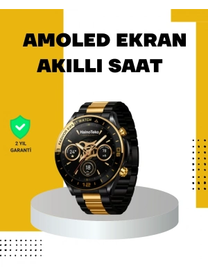 ® 3 Bileklikli Amoled Akıllı Saat Bluetooth Çağrı ve Sağlık Takipli