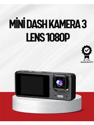 ® 3 Kameralı DVR Araç Kamerası – Tam Güvenlik, Tam Kapsama