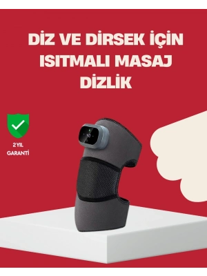 ® 3 Seviyeli Titreşimli Isıtmalı Diz Bakım Masaj Cihazı