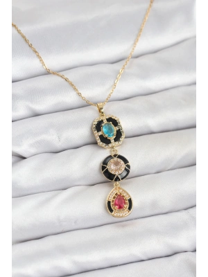 ® 316L Çelik Vintage Model Kadın Kolye