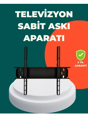 ® 32-65 İnç LCD LED TV Askı Aparatı 75 kg Taşıma Güçlendirilmiş Çelik