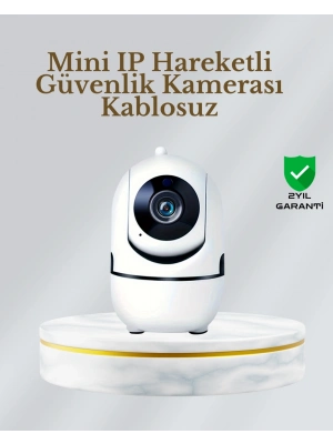 ® 360° Dönen Akıllı WiFi Kamera – Uzaktan Kontrol ve İki Yönlü Ses Özellikli