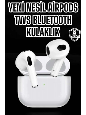 ® 3.Nesil TWS Bluetooth Kulaklık Mikrofonlu ANC Özelliği Dokunmatik Kontrol