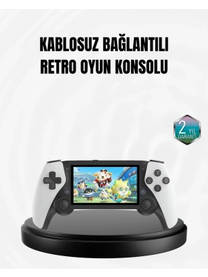® 4.3 İnç Ekranlı Retro Oyun Konsolu – 64 GB Hafızalı, Şarjlı ve Multimedya Destekli