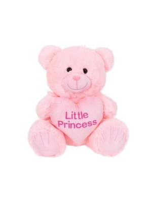 ®  4763 Peluş Ayı Prens ve Prenses Kalpli Ayı 45 cm