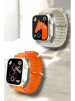 ® 49MM Ekranlı, Kan Basıncı ve Adımsayar Özellikli Bluetooth Akıllı Saat