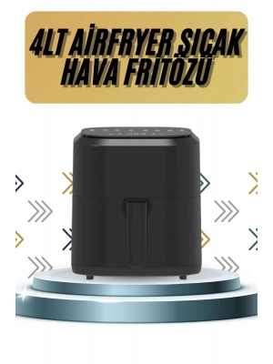 ® 4L Airfryer Hazneli Hava Fritözü Yağsız Fritöz Taşınabilir Fırın İşlevi Gören Pratik
