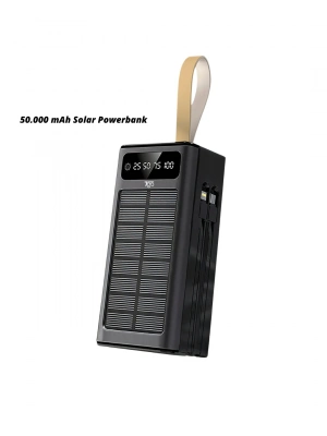 ® 50.000 Powerbank güneş enerjili