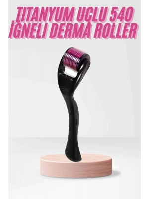 ® 540 Iğneli Derma Roller 1Mm Titanyum Uçlu Saç Kaş Serum Kullanımına Uygun