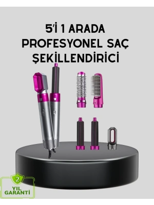 ® 5’i 1 Arada Saç Şekillendirme Makinesi Hızlı Kuruma ve Kuaför Kalitesinde Sonuç
