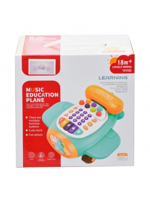 ® 668-107 MUSICAL EDUCATIONAL PLANE