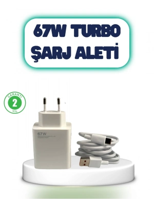 ® 67 Watt Hızlı Şarj Aleti Poco F2 F3 F4 Uyumlu