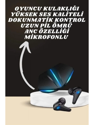 ® 7 Kordonlu Akıllı Saat Ve Oyuncu Kulaklığı ANC Özelliği Kulak İçi Mikrofonlu Sesli Görüşme