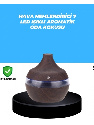 ® 7 Renk Dinlendirici LED Işıklı Aroma Buhar Makinesi