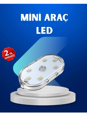 ® 7 Renk Modlu Dokunmatik Sensörlü Mini LED Araç İçi Lamba